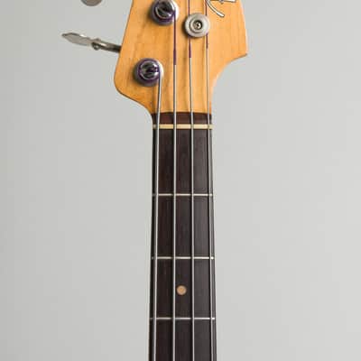 Fender Precision Bass Solid Body Electric Bass Guitar (1961), ser. #61838, original brown tolex hard shell case. image 5