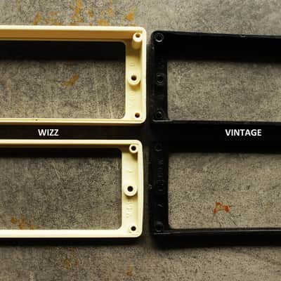 Wizz Pickups Premium Clone PAF Aged Nickel Covers image 10