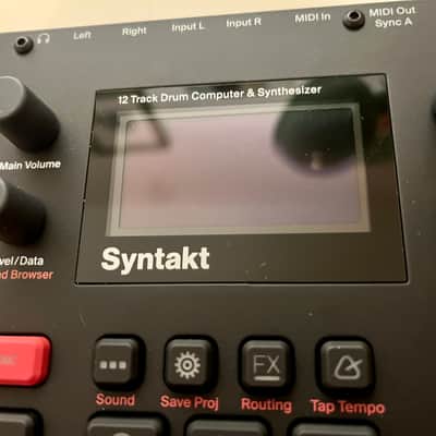 Elektron Syntakt 12 Track Drum Computer & Synthesizer 2022- Present - Black image 2
