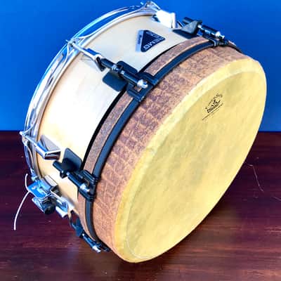 Remo Mondo Snare Drum Natural 14" x 7,5" RARE Acousticon image 14