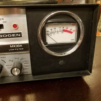 Bogen MX30A Mixer Amplifier 30 Watt 7868 Tube Amp PA Head 1965 - Black image 4