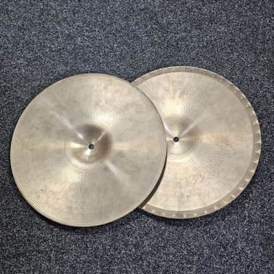 Hi-hat Cymbals 14" Zildjian Avedis Mastersound USED! RKMM050925 image 2