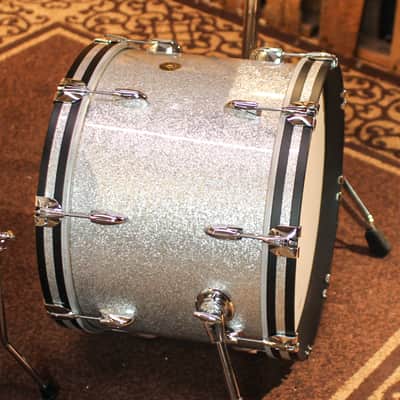 Gretsch USA Custom Silver Sparkle Drum Set - 14x20,8x12,14x14,16x16 - SO#1323840 image 2