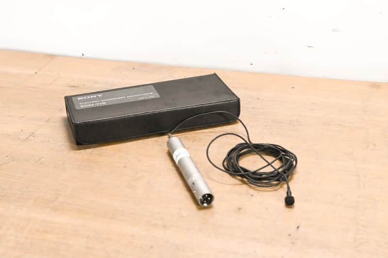 Sony ECM-77B Miniature Omnidirectional Lavalier Mic CG012V2 image 1