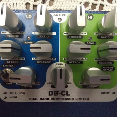 FEA DB-CL Dual Band bi-amp Compressor Limiter pedal w/ adjustable Crossover - Free Priority shipping image 1