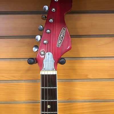 Crestwood Astral II 1970's Red Jack White Played one Made in Japan image 4