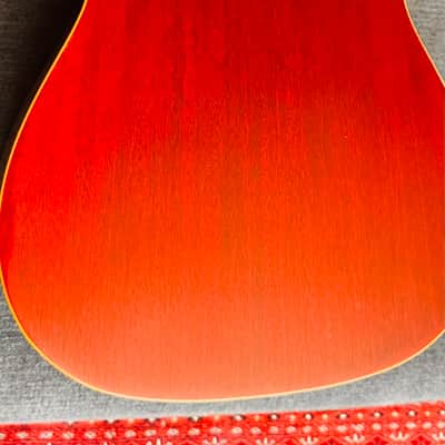 1962 Gibson B-45-12 string guitar - Sunburst image 4