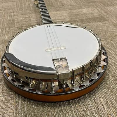 1924, Boston, MA. Made Vega Vegaphone Professional Tenor Banjo, S/N 74533, w/ OHSC, Very Good Condition image 2
