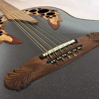 1987 Ovation Adamas 1688-8 12 string Acoustic Electric Blueburst Guitar Signed by Bill Kaman + Case image 10