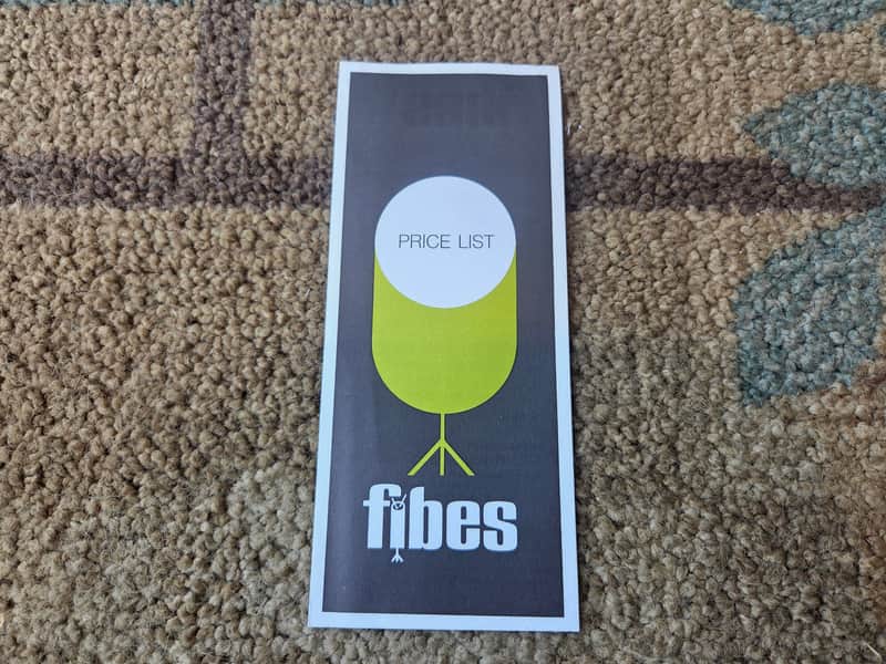 Vintage 1972 Fibes Drum Price List! Rare, Original Case Candy! image 1