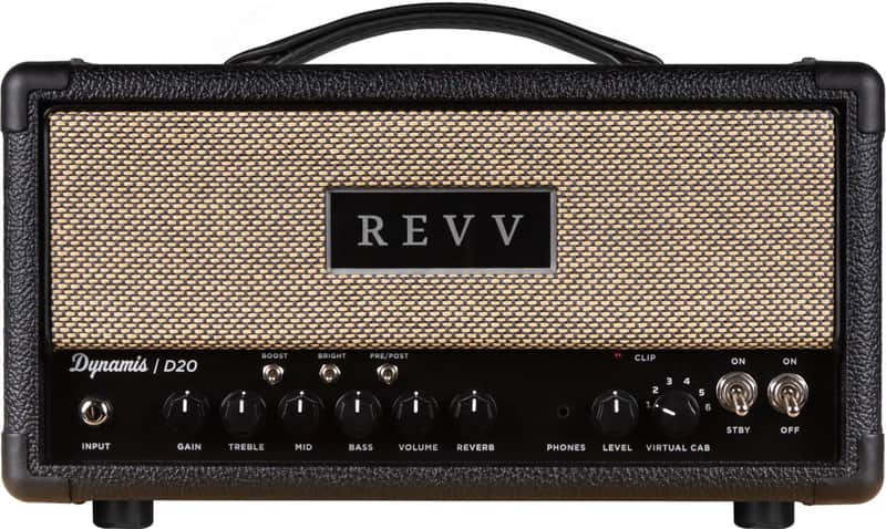 Revv Amplification Dynamis D20 Mk2 Head (Black) image 1