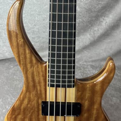 Harley Benton BZ-5000 Deluxe 5 String bass guitar with bag image 9