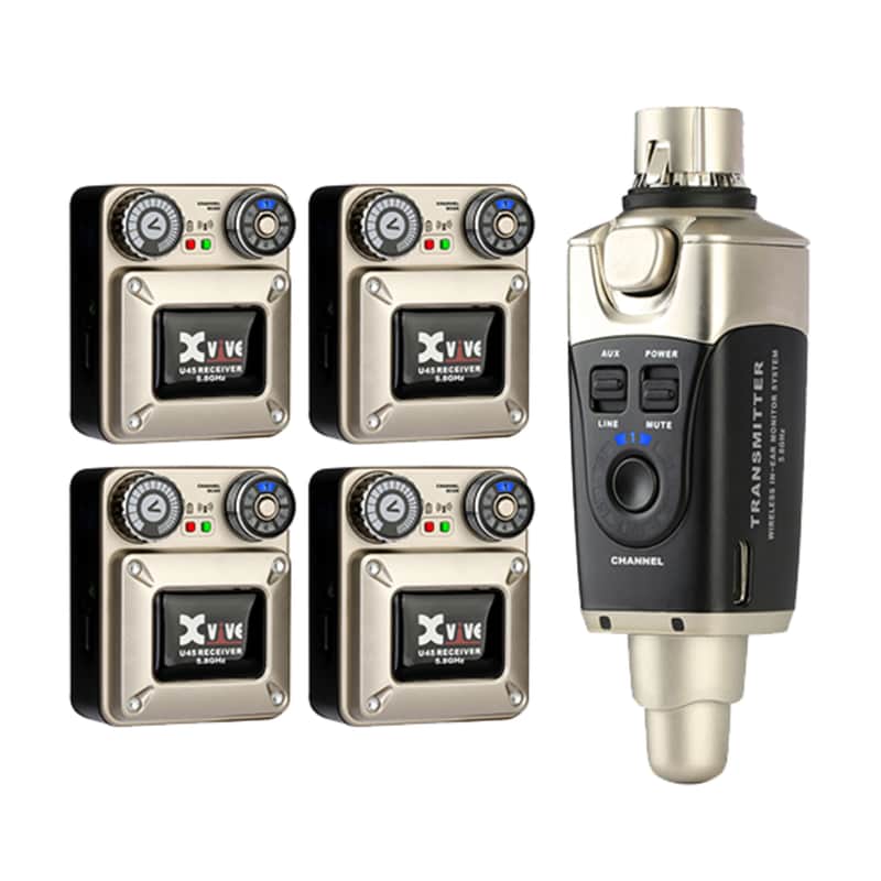 Xvive U45R4 Four-pack U45 System - InEar System image 1