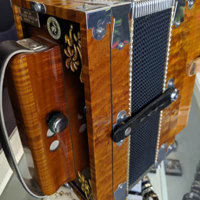 Accordion Cajun Custom Hand Made Key of "C" John Roger Louisiana image 3