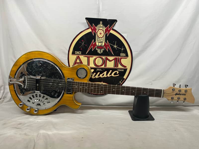 Galveston Singlecut Acoustic Electric Resonator Guitar image 1