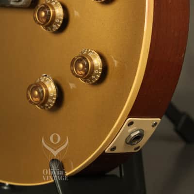 original 1957 Gibson Les Paul RARE Goldtop with a MAHOGANY TOP!!! image 7