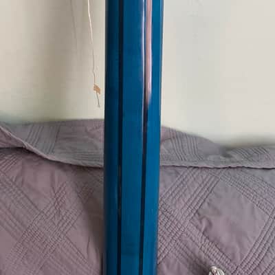 Agile Septor Pro 827 - trans blue neck through ebony fret image 7