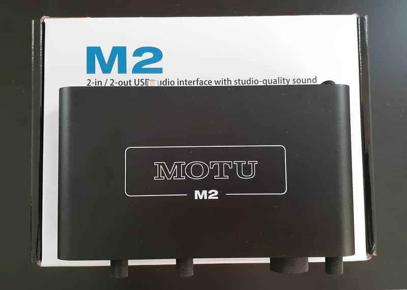 MOTU M2 USB-C Audio Interface - Black image 1