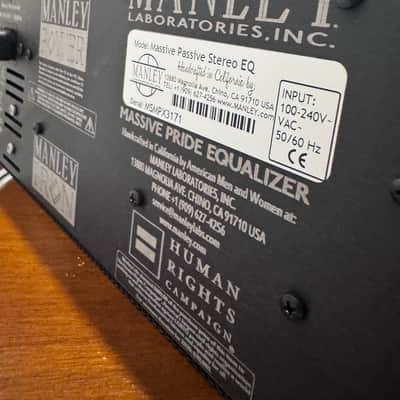 Manley Labs Massive Passive (pride special edition) 2021 - Black image 5
