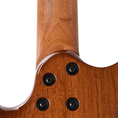 Suhr Custom Modern Trans Caramel w/ CME-Selected Waterfall Burl Maple Top (Serial #88105) image 11