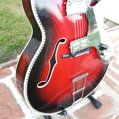 Vintage Bauer Jazz 1960 Redburst image 8