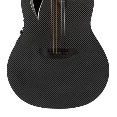 Ovation Adamas E-Acoustic 6 String Guitar MD80-NWT Mid-Depth Contour Cutaway NTW Black OV583.118 image 1