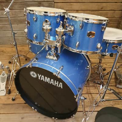 Drum Kit Yamaha Gigmaker, Blue Sparkle USED! RKYAM110223 image 4