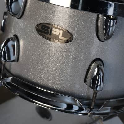 SPL Sound Percussion Lab 3pc Drum Kit Set 18/13/10" Silver Sparkle image 2