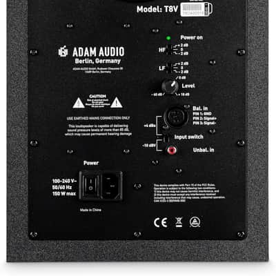 ADAM Audio T8V 8" Active Studio Monitor (Single) 2020 - 2021 - Black image 2