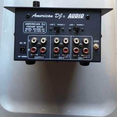 American DJ XDM-241 Preamplifier Mixer image 4