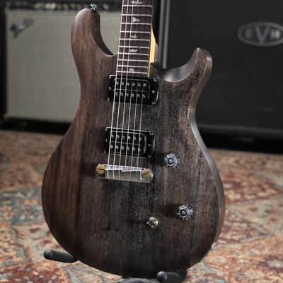 PRS SE CE 24 Standard Stoptail Satin Electric Guitar - Charcoal with Gig Bag image 3