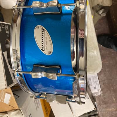 Ludwig Accent CS 2000s - Blue Sparkle Snare Drum 6.5x14 image 2