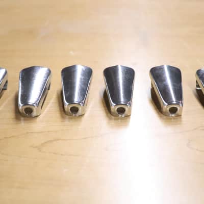 Pearl 6pk Bass Kick Drum Claws Chrome Vintage 1980's image 2