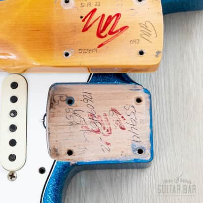 2022 Fender Custom Shop Limited Edition ‘65 Stratocaster Journeyman Relic Aged Blue Sparkle, Mint w/ Case, COA, Tags image 18