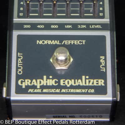 Pearl F-603 Graphic Equalizer s/n 500510 late 70's Japan image 2