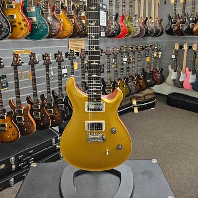 PRS CE 24 Standard Satin 2023 - Gold Top with Natural Back image 2