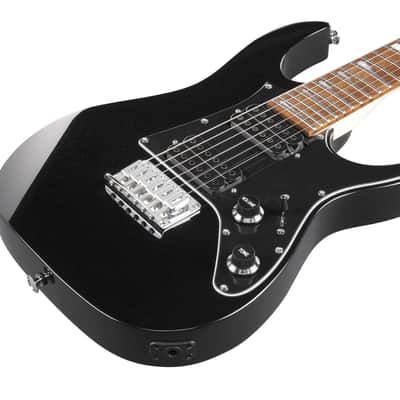 Ibanez GRGM21-BKN GIO RG miKro 3/4 Electric Guitar 6-String - Black Night image 7