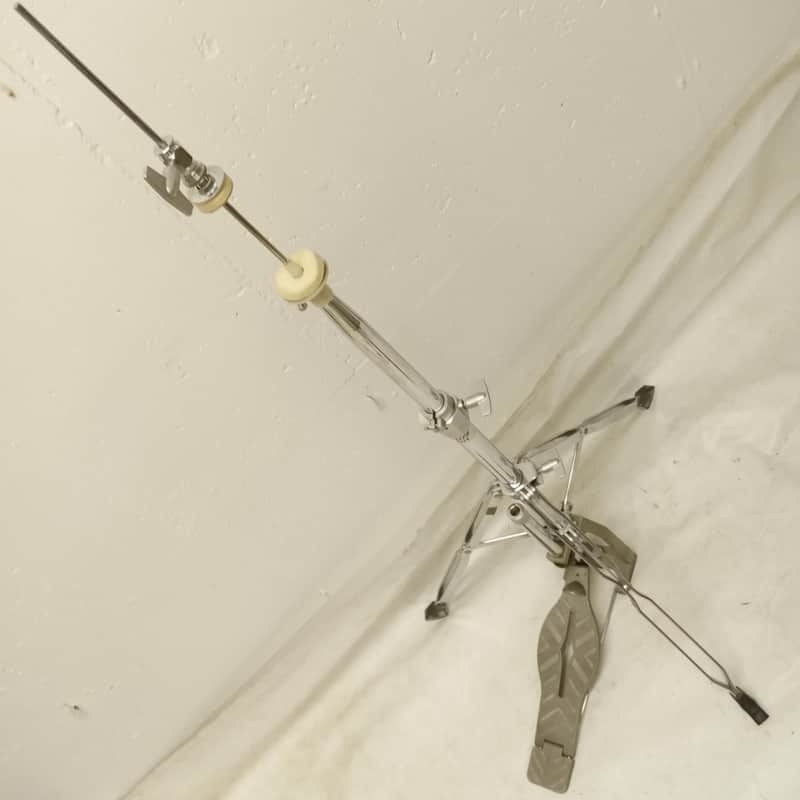 Gretsch Giant Hi-Hat Cymbal Stand Double-Braced Vintage Early 80s Chrome USA EXC image 1