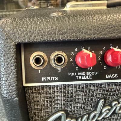 Immagine Fender Champ 12 "Red Knob" 12w All tube guitar combo amp 1987 - w/Tone Tubby 40/40 speaker - 9