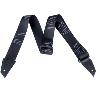 Jackson Strap with String Pattern Black and White image 2