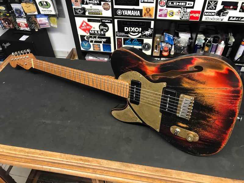 Paoletti Custom Nancy 2021 -3 Tone Sunburst & Black with Relic (Lee Malia) image 1