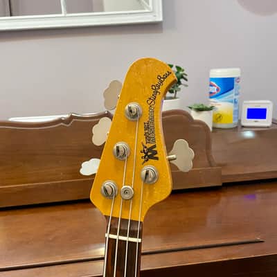 2010 Ernie Ball Music Man Stingray Classic 4 Eldorado Gold image 3