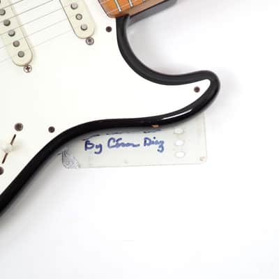 1982 /83 Fender Stratocaster 57 Reissue Fullerton Cesar Diaz Signed - Sunburst - USA AVRI image 11