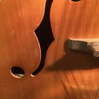 Nardan Model 100 MIJ 1950's/60's Archtop Spruce top Maple back & sides image 5