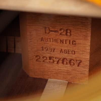 Martin D-28 Authentic 1937 Aged image 20
