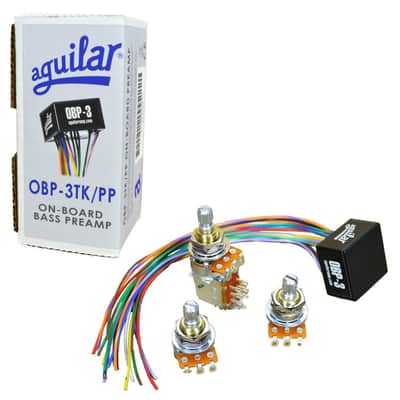 Aguilar OBP-3TK/PP Onboard Bass Preamp 3-band Push/Pull Kit | Reverb