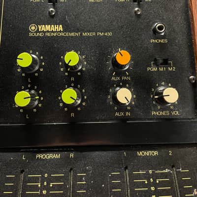 Yamaha PM-430 8-Channel Mixing Console 1970s - Black image 5