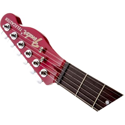 Used Fender Jim Adkins JA-90 Telecaster Thinline - Candy Apple Red image 4