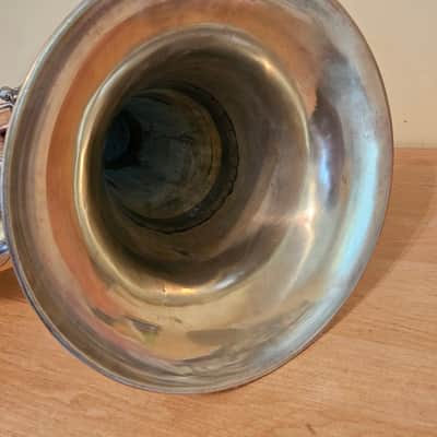 Tuba “Bb" Soviet 3 Valves Brass Pipe Wind Instrument Horn USSR Vintage and Rare image 7