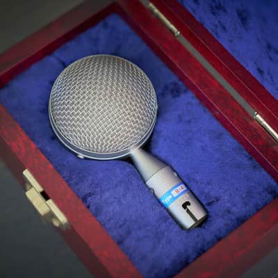 Extremely Rare Vintage Blue Bottle Tube Condenser Microphone Set image 15